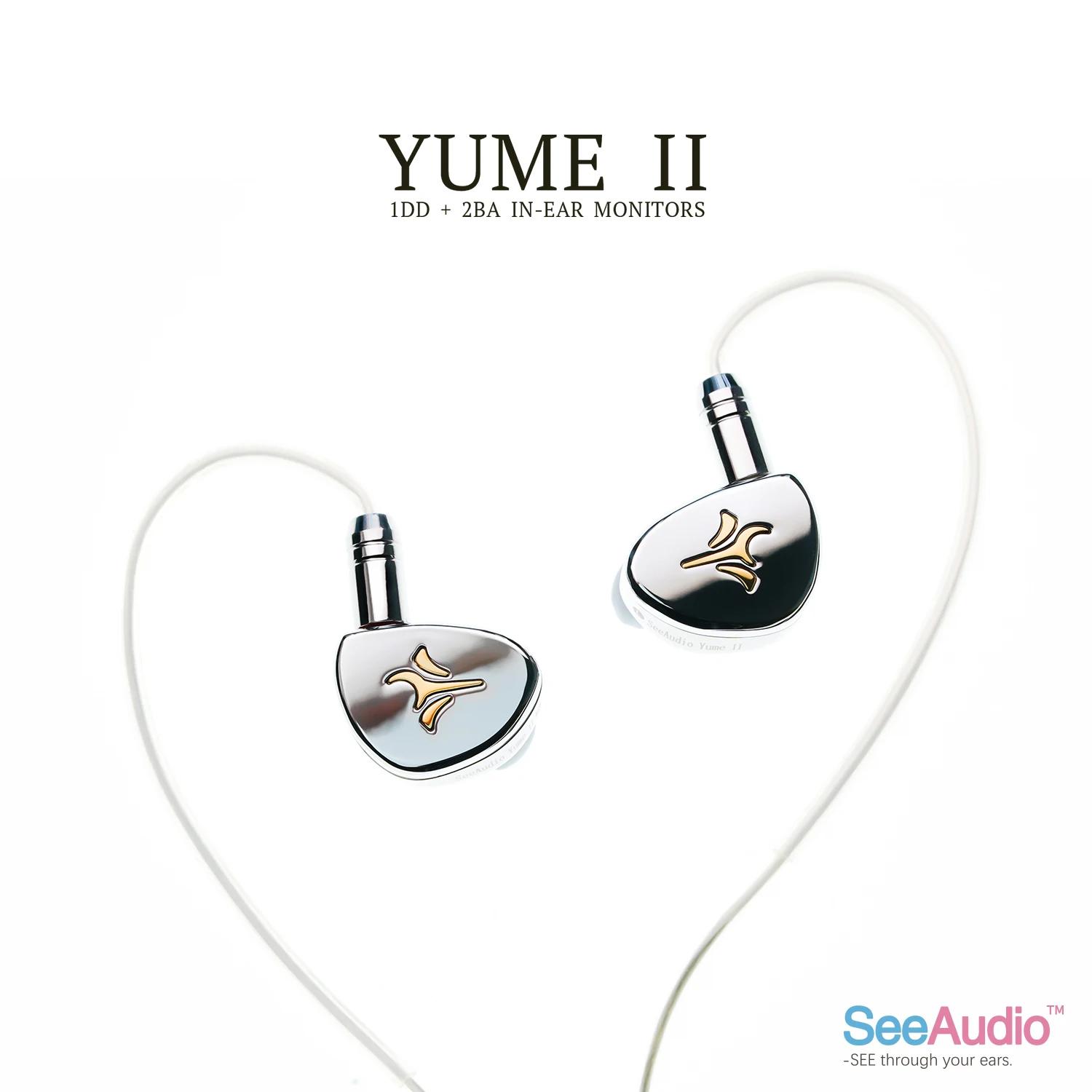 HiFi мониторные наушники SeeAudio YUME II / YUME2 3,5 мм