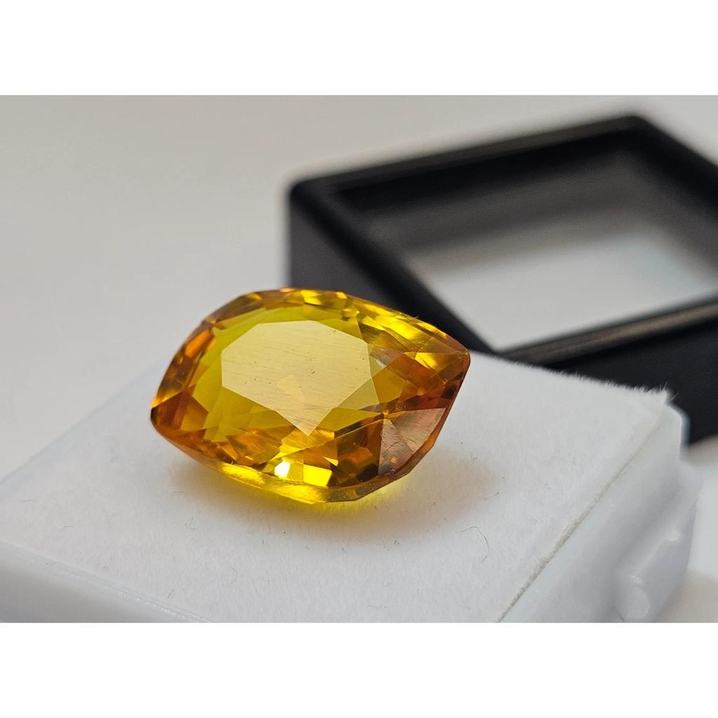 Natural Sapphire Yellow Color Fancy Cut 11-12 Ct Beautiful Loose Gemstone