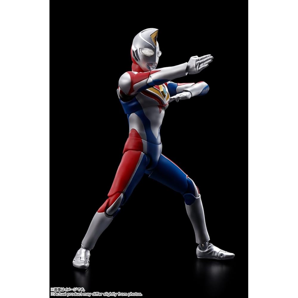 TAMASHII NATIONS S.H.Figuarts (Shinkocchou Seihou) Ultraman Dyna Flash Type, Approximately 150mm, PVC & ABS, Painted Movable Figure