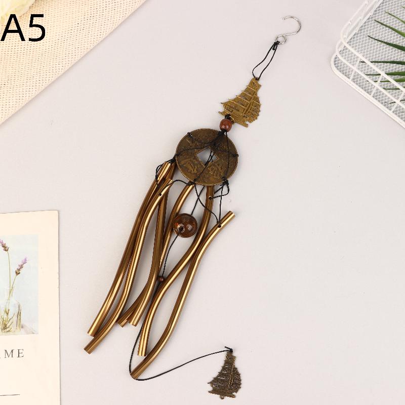 1 Pc Retro Wind Chimes Garden Decorations Wind Chimes Outdoor Decoration For Home Copper Wind Bell Wind Music Home Decoration