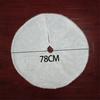 78CM Christmas Tree Skirt Plush Faux Fur Mat Home Xmas Floor Cover Ornament Party