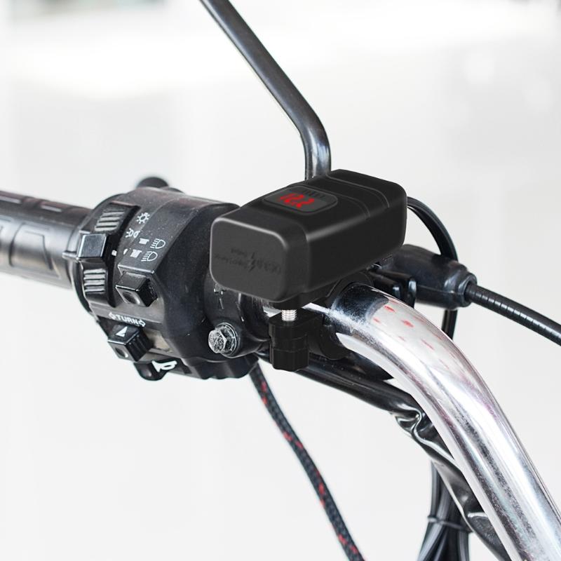Motorcycle-Charging Socket USB Outlet DC12-24V 30W PD USB-C 18W QC3.0 Power Outlet Dustproof Phone Charger-for Motocross