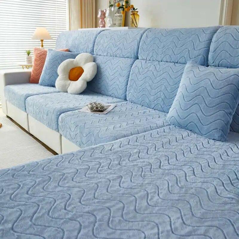 

Зимний утепленный мягкий эластичный диванный матрас 1/2/3/4-местный угловой диван, подушка, чехол для шезлонга, пылезащитные чехлы Backrest Cover S