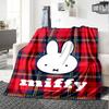 1pc Blanket - Miffy Print Design,Lightweight Blanket for Sofa,Bed- Soft &Warm,Gift for All Seasons