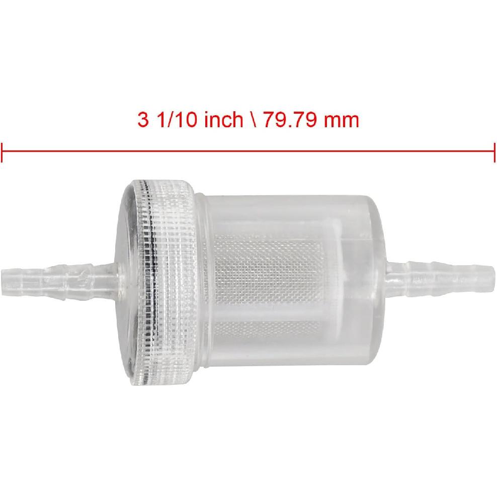In-line Fuel Filter 1319466A Compatible with Webasto Air Top Heater Compatible with Eberspacher Fuel System for 5mm Inside Diameter Fuel Hose