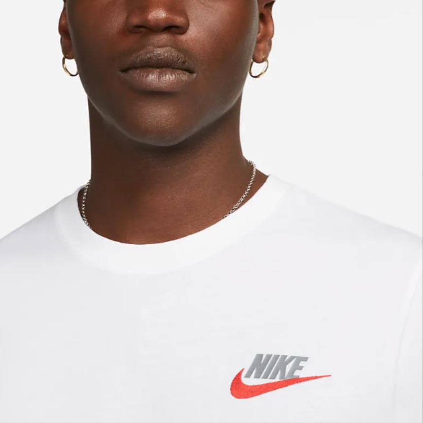 New Nike T Shirts Men's White FD1257-100