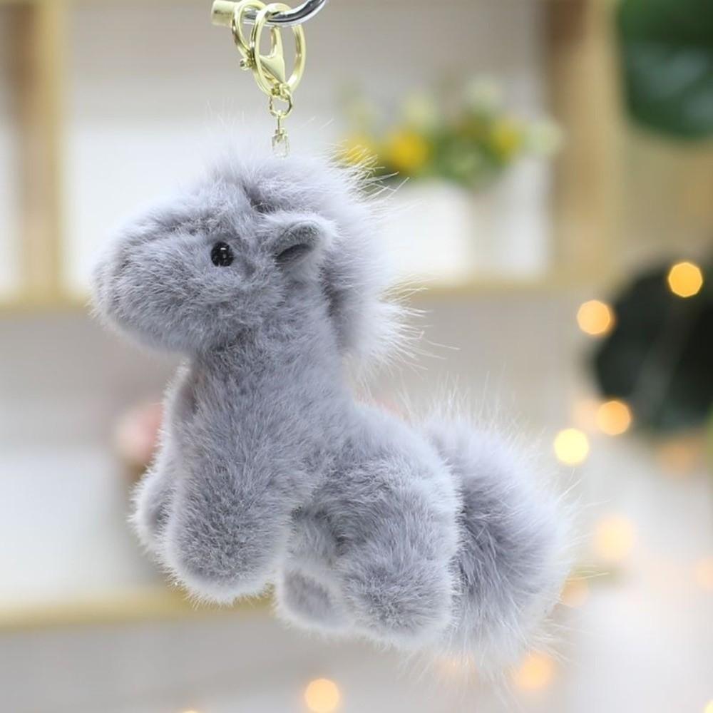 Stuffed Animals Backpack Charm PP Cotton Doll Toy Key Chain New Plush Doll Keychain Birthday Gifts
