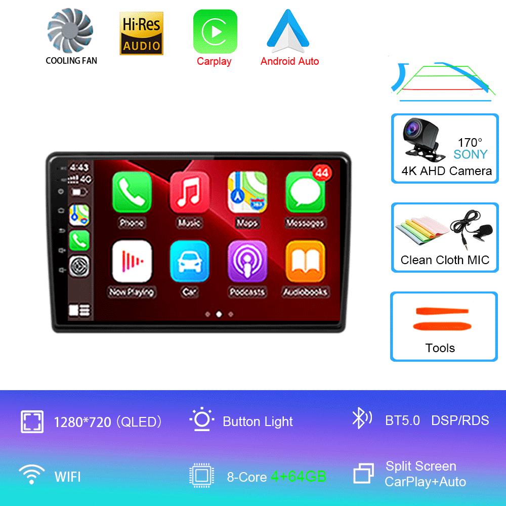 For Citroen C3 XR 2019 2020 2021 2022 Android 14 Carplay Car Radio Navigation Multimedia Player Stereo WiFi+4G Video BT DVD 2DIN