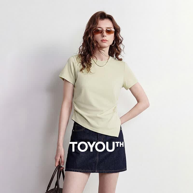 Chuyu Women s 2026 Summer Antibacterial Cotton T-Shirt M