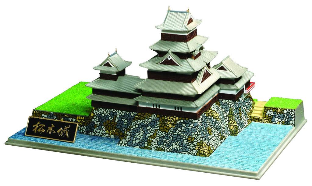 Doyusha Japanese Famous Castles JOYJOY Collection Matsumoto Castle Plastic Model Kit 1/430 JJ-9