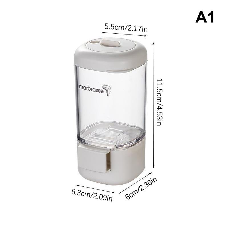 2G Metering Salt Shaker Push Type Salt Dispenser Salt Tank Sugar Bottle Shaker Canister Quantitative Spice Shaker Seasoning Box