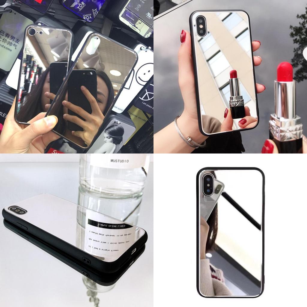 Classic Clear Crystal With Luxury Girls Mirro Soft Shell For Iphonex Plus 78