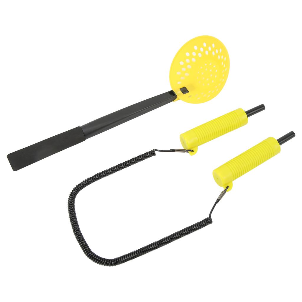 Ice Fishing Scoop Ice Awls Stainless Steel Retractable Fishing Ice Pick for Outdoor Life Saving Ice Fishing Safety Kit