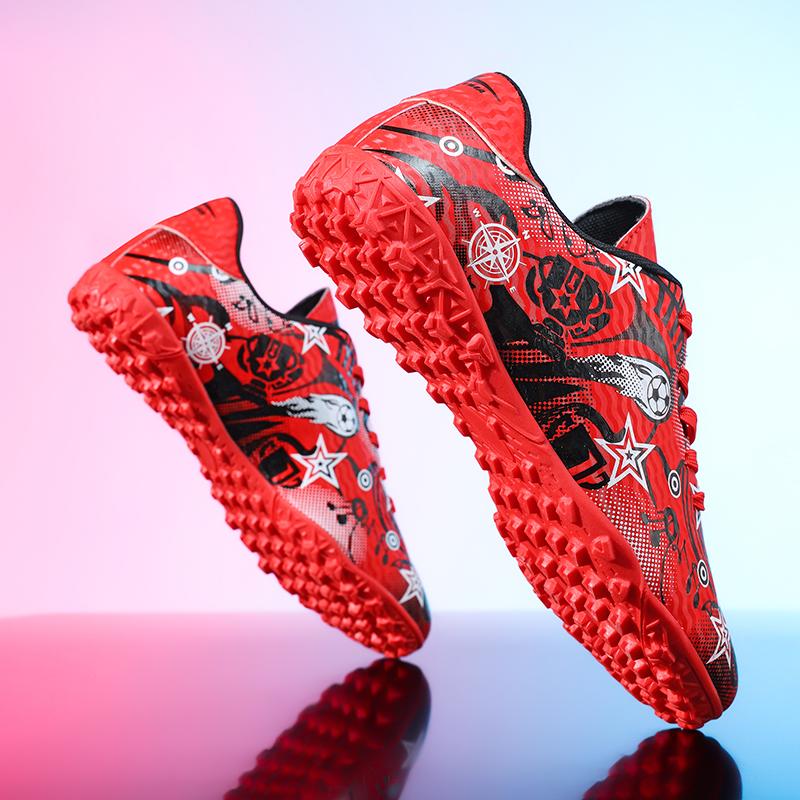 31-44 Men's Football Boots Rubber Soft Soled Outdoor Children's Youth Football Shoes Boys and Girls Competition Professional Training Football Shoes