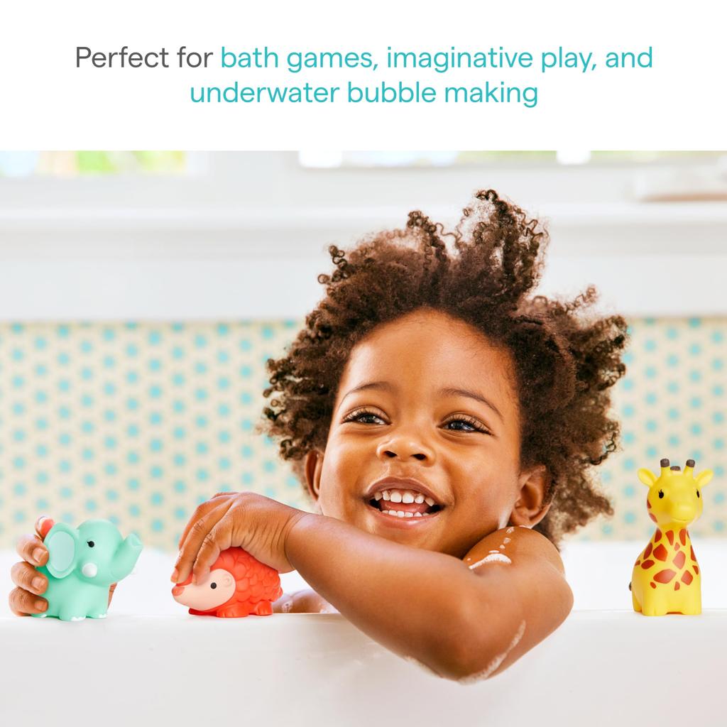 Munchkin Floating Water Guns, Set of 8, Wild Love, Floating Animal Water Guns, Bath and Pool Toys for Babies and Kids, TYMU21353001