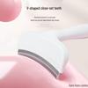 Dual-Use Cat Shedding Comb: Removes Loose Hair for Short & Long Hair Cats, Small Size for Easy Cleaning