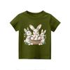 Kleinkind Mädchen Jungen T-Shirts Kinder Top Jungen und Mädchen Bedrucktes Kurzarm T-Shirt