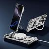 Apple 16 ProMax Magnetic Rotating Metal Phone Case for iPhone 15