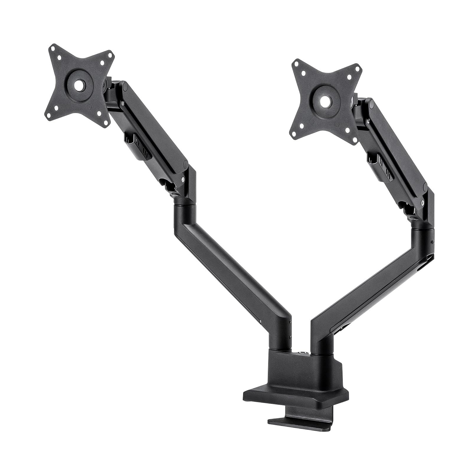 

Sanwa Supply Monitor Arm Gas Spring Thin Short (Dual Type, Clamp, Black) CR-LAC2403BK чёрный