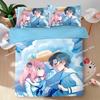3D-Druck Anime Spy X Family Kawaii Anya Bettbezug Kissenbezug Bettwäsche-Set Erwachsener Junge Mädchen Einzel Doppel Große Größe Geschenk