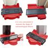 Shape Contour Gauge Duplicator Profile Measuring Angle Ruler Thickness Gauge Contour Template Copy Duplicator Woodworking Tools
