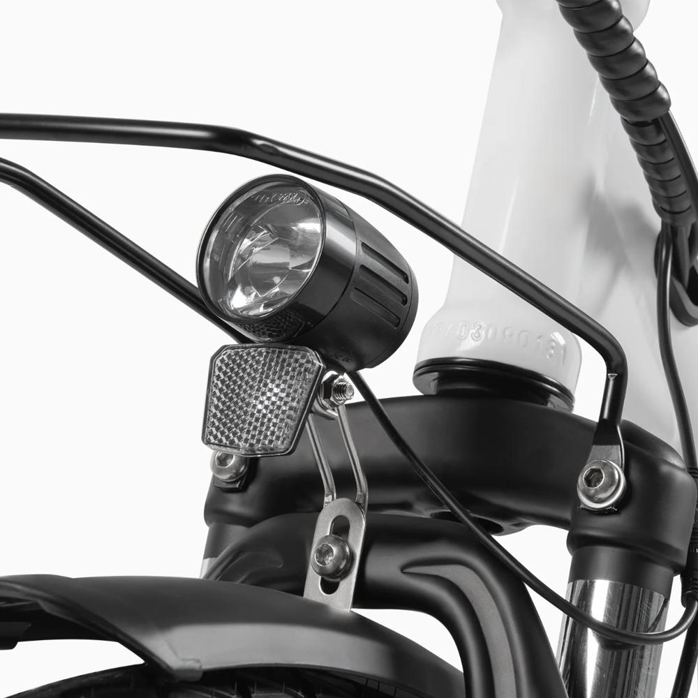 Electric Bike DYU C6 Pro 26" 250W Motor 15.6AH Max Range 80Km Load 120Kg White