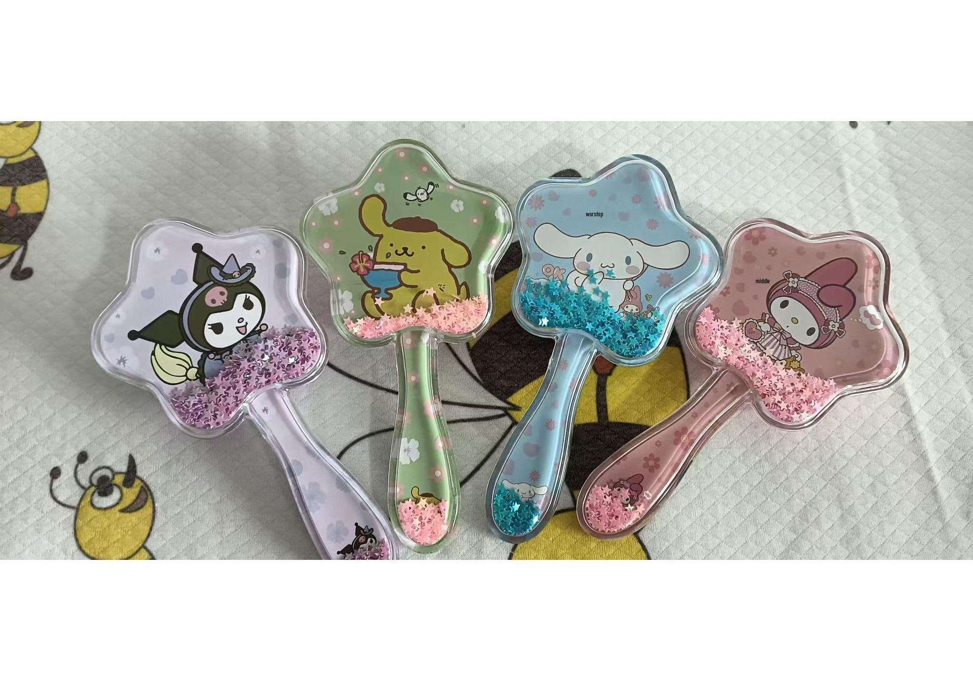 K-POP Demon Hunter Girl Group Cartoon Sand Flowing Hair Comb