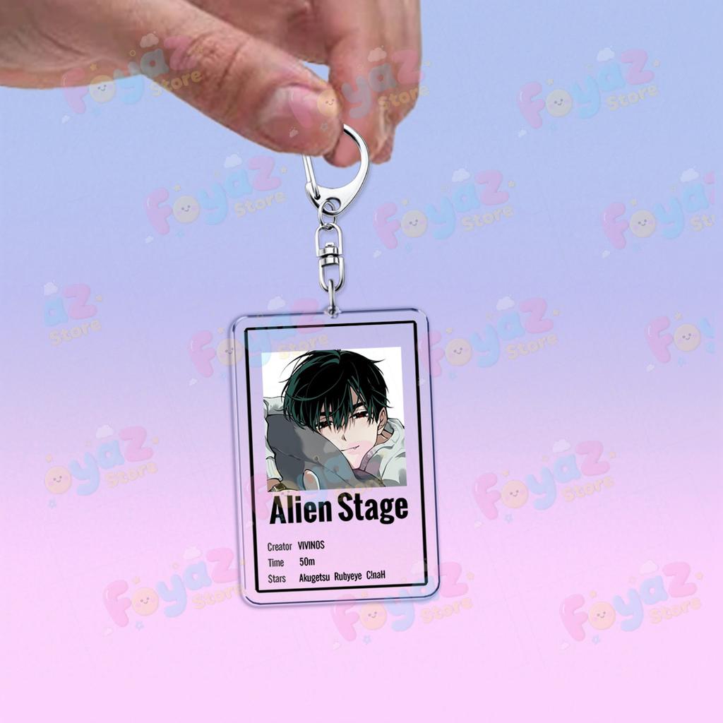 Alien Stage ART Klíčenka Příslušenství Přívěsky na tašku Luka Ivan Till Mizi Hyuna Sua Fanart Klíčenky Šperky Fanoušci Přátelé Dárek