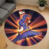 1pc Wizard Hat Round Chair Mat Area Rug - Non-Slip, Floor Mat for Office, Bedroom, and Indoor Decor C1118091