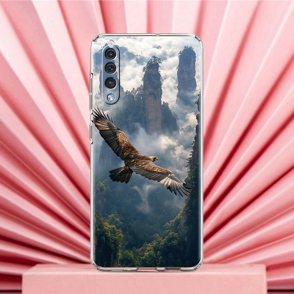 Handyhülle Für Samsung A56 A36 A26 A24 A16 A14 A12 A32 A50 A70 A22 A40 A34 A54 A42 A52 5G A06 Hülle Bergspitzen Landschaft