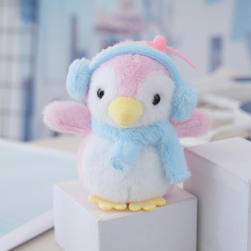 Cartoon Penguin Plush Keychain With Soft Pp Cotton Filling For Kids And Collectors