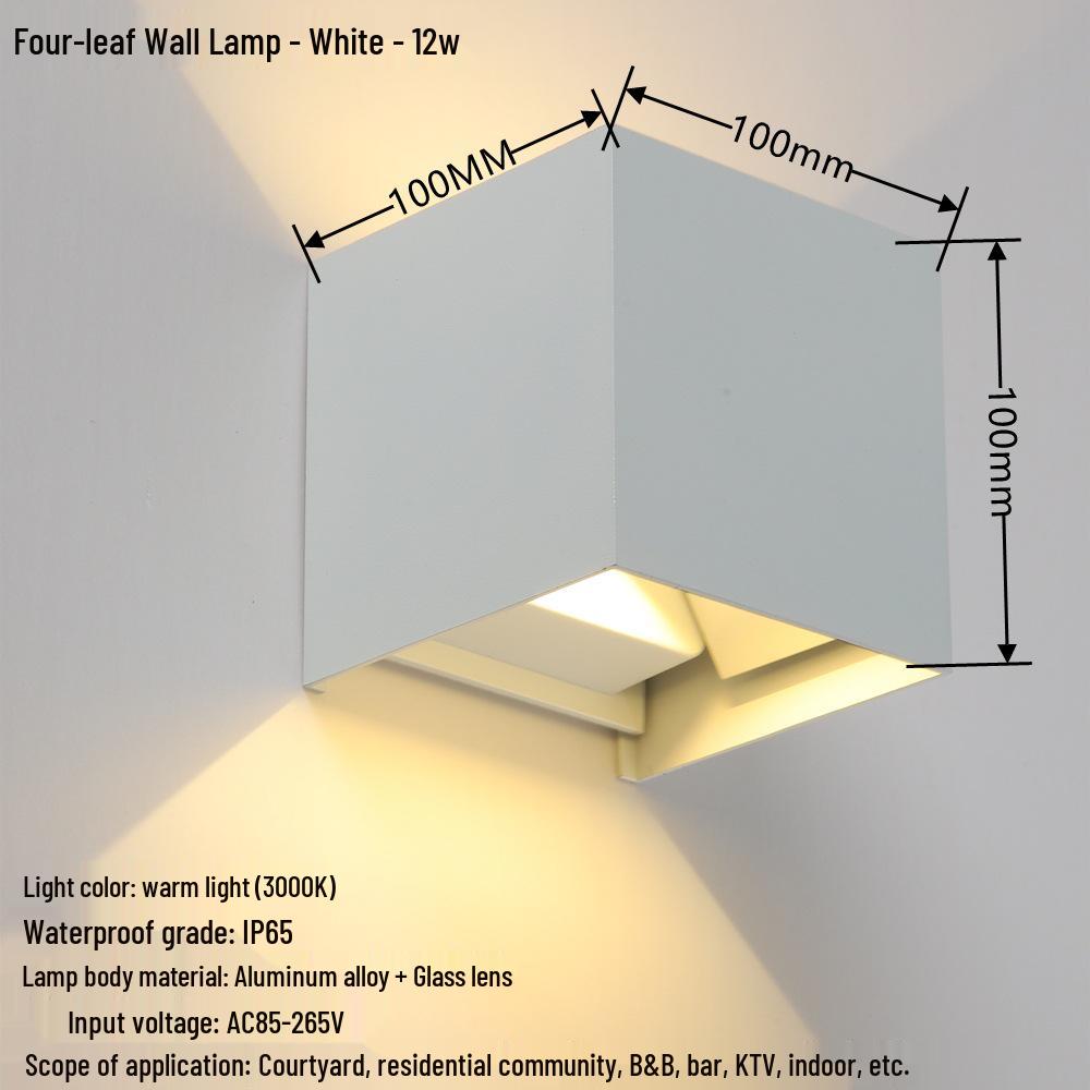 Creative Waterproof Wall Lamp for Living Rooms, Bedrooms, Hallways, and Staircases