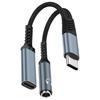Universal USB C 3.5mm Sound Splitter And 60WPD Charging Cable For Car And Speakers