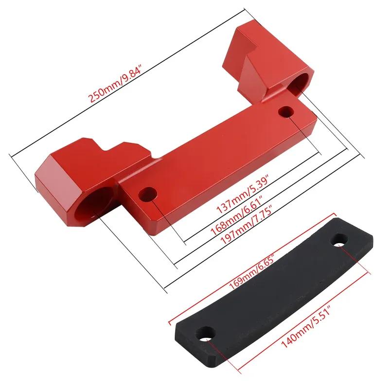 Differential Brace Rear Billet Aluminum Anodized Red For 2015- Challenger Charger Hellcat