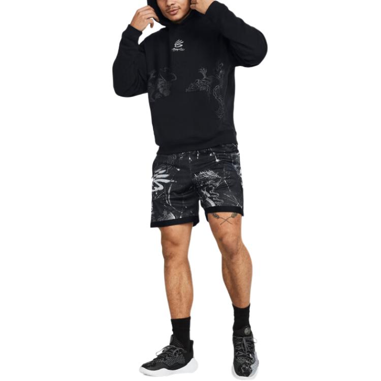Under Armour x LIXIAOLONG,LIANMINGKUAN UA Chinese New Year Sweatshirt Unisex Black, Shopping Bag Included 1385303-001