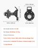 Shipping Container Wheels 6-Lug Wheels Kit, Heavy Duty Shipping Container Axle with Ratchet Tie Down-Moves 6 m-12 m, Secure Transport for Dock,
