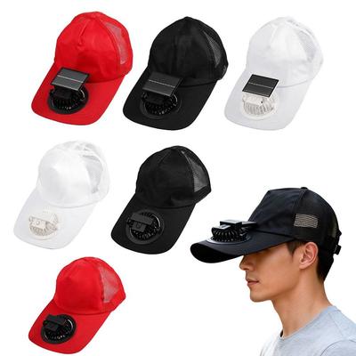 Mesh Solar Fan Cap Breathable Fishing Hat Cooling Technology Baseball Cap  Summer Activity