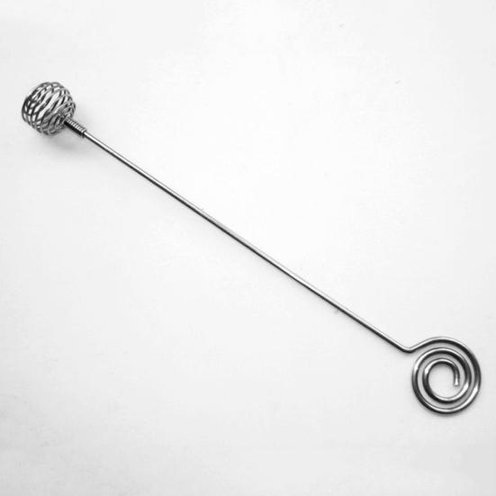 304 Nerezová naběračka na med ocelová spirálka na kávu Míchací tyč s dlouhým míchadlem