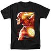 Justice League Of America Speed Head Mens T Shirt Black Officially Licensed