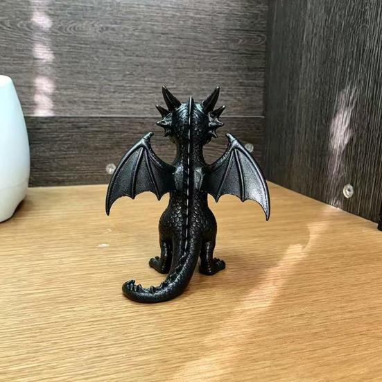 3D Printed Dragon Shaped Pen Holder, Creative Dragon Claw Desk Organizer for Pens Lipstick Jewelry, Small Desktop Storage Decor
