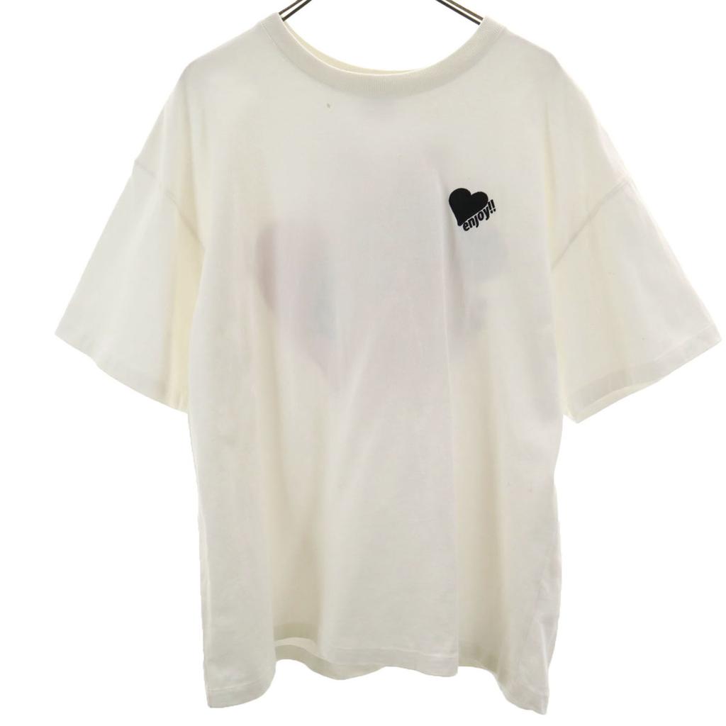 kaoyorinakami FREAK'S STORE Short sleeve T-shirt L White system Men's Used