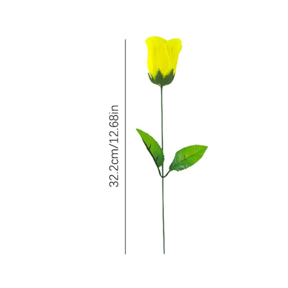 Colorful Rose Discoloration Roses Red Change Yellow Changing Color Rose  Player Magic Props
