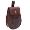 Halloween Medieval Leather Waist Belt Medieval Arm Bracer Medieval Waist Pack for Men Halloween Dress up