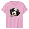 Cute Bernedoodle Puppy Dog Portrait Pet Breed TShirt