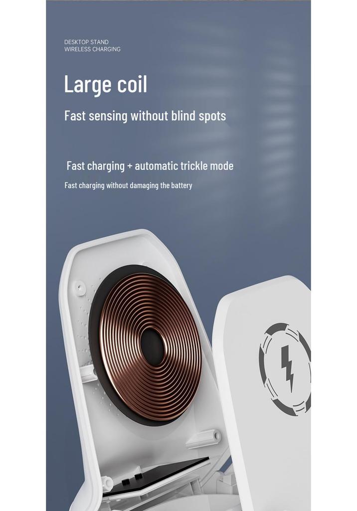 2026 Creative Small Chair Phone Holder and Wireless Charger with Amplifier Function
