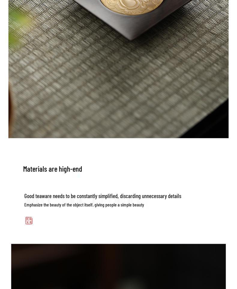 Suport pentru cești de ceai din lemn masiv cu incrustație de cupru – Pad izolator anti-opărire pentru birou și accesorii pentru set de ceai Kung Fu