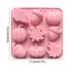 Baking Molds Silicone Shape Pumpkin Silicone Bakeware Chocolate Molds Fall Decor Maker Craft Supplies for Thanksgiving Christmas