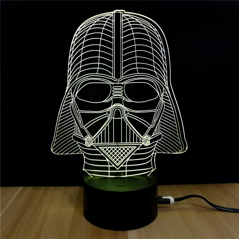 3d Night Element Light Led Lamp Bedroom Decoration Creativity Gift