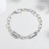 New 925 Silver Bracelet with Diamond Clasp Beaded Charm DIY Jewelry for Women Perfect Holiday Gift