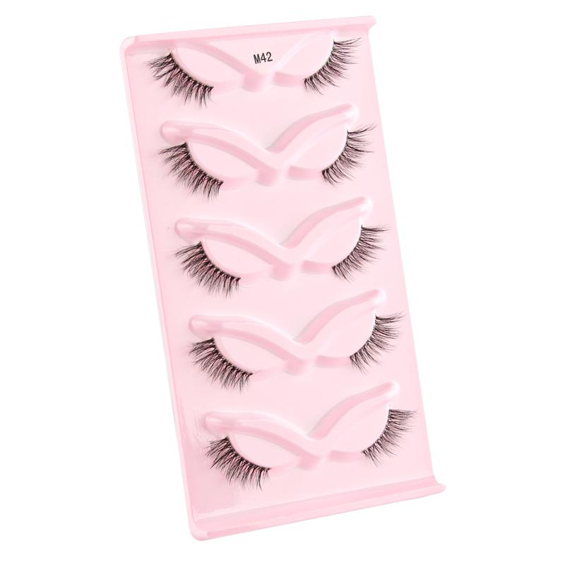 

Искусственные Cils 3/5 пар кошачьих ресниц Натуральные длинные/драматические пушистые 3D норковые ресницы Инструмент для макияжа Наращивание полуресниц